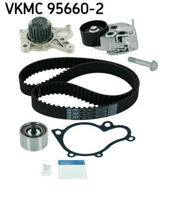 Pompe à eau + kit de courroie de distribution (Kit courroie de distribution) SKF ref. VKMC 95660-2